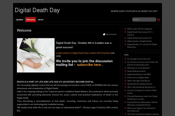 Suffusion theme site design template sample