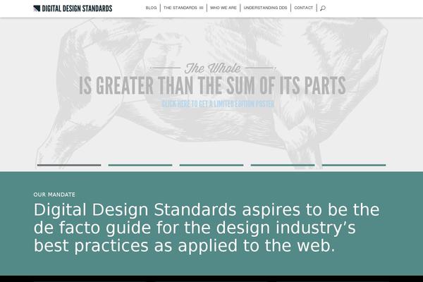Dds theme site design template sample