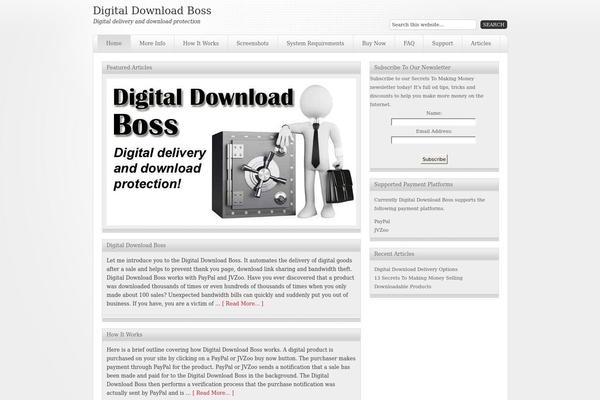 Platinum theme site design template sample