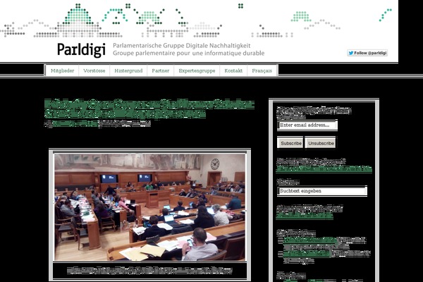 digitale-nachhaltigkeit.ch site used Wptheme.parldigi