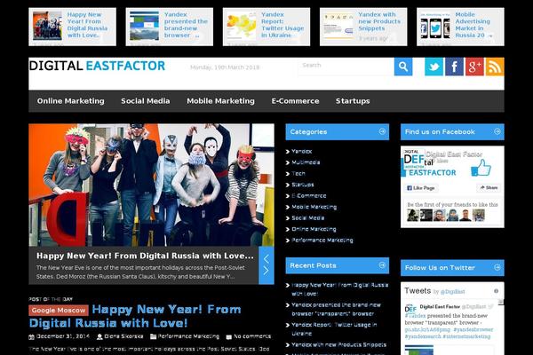 digitaleastfactor.com site used Metro