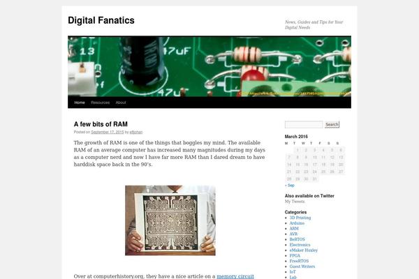 WordPress website example screenshot
