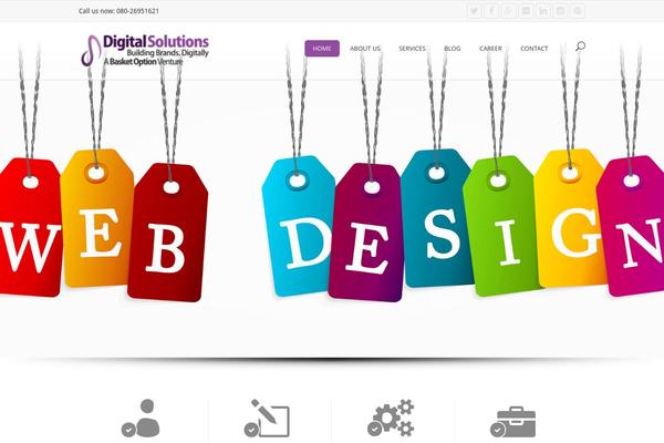 inCreate theme site design template sample