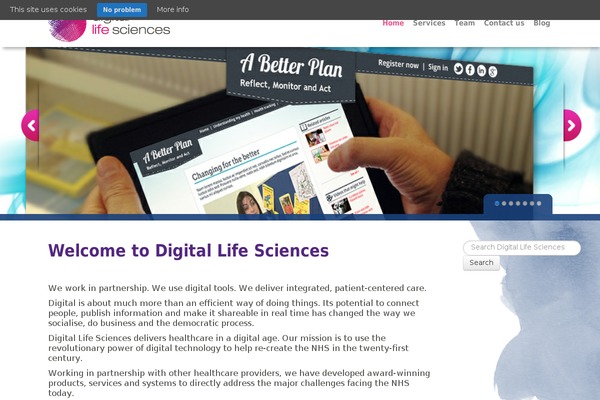 digitallifesciences.co.uk site used Dls-wordpress-theme