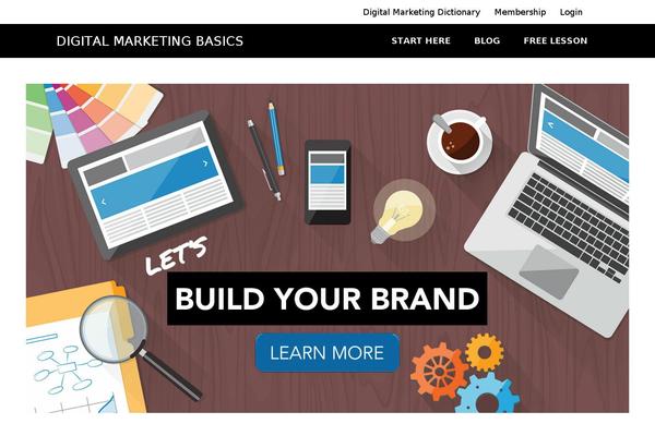 digitalmarketingbasics.com site used Digital-marketing-basics-2017