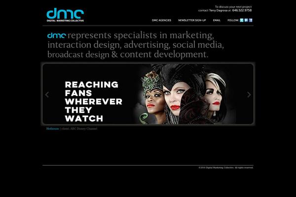 Dmc theme site design template sample