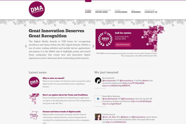 dma theme websites examples