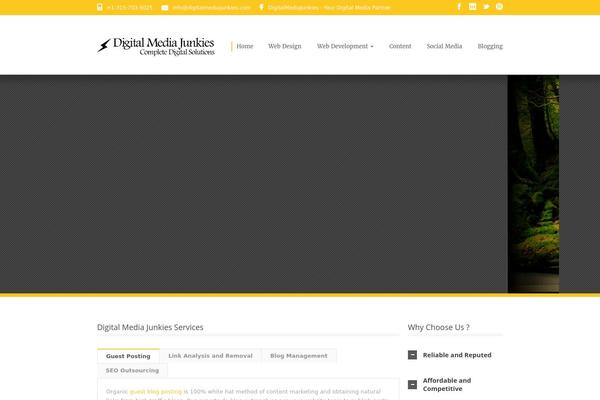 digitalmediajunkies.com site used Digitaltheme
