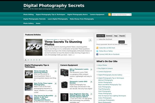 digitalphotographysecrets.com site used Wp-prolific