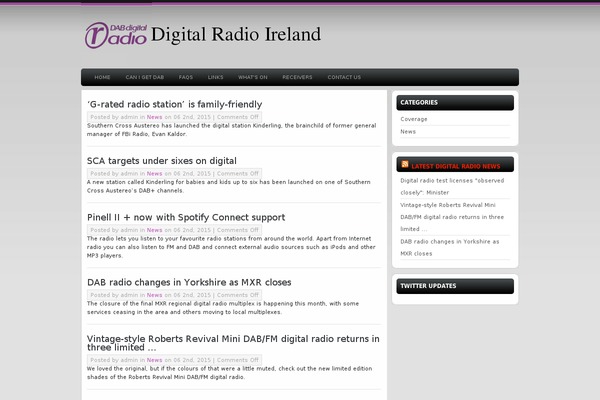 digitalradio.ie site used Audio-video-theme4