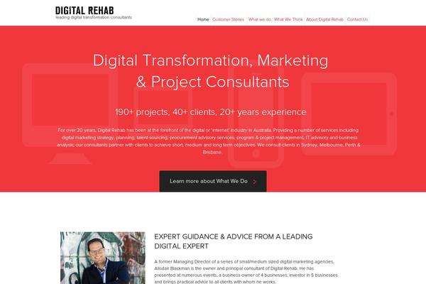 Digital theme site design template sample