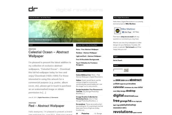 Digi theme site design template sample