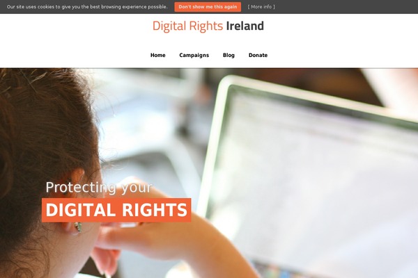 digitalrights.ie site used Baretheme