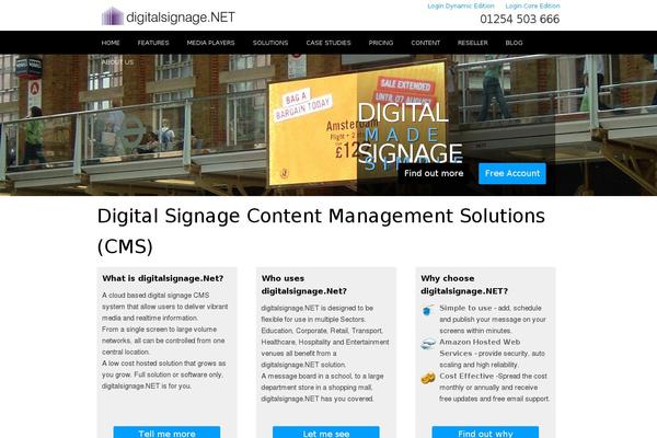 digitalsignage.net site used Digital-signage