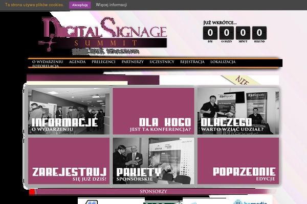 digitalsignagesummit.pl site used Workflowtrends