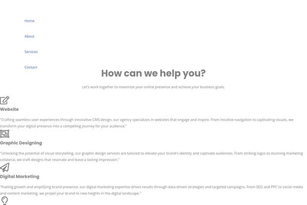 WordPress website example screenshot