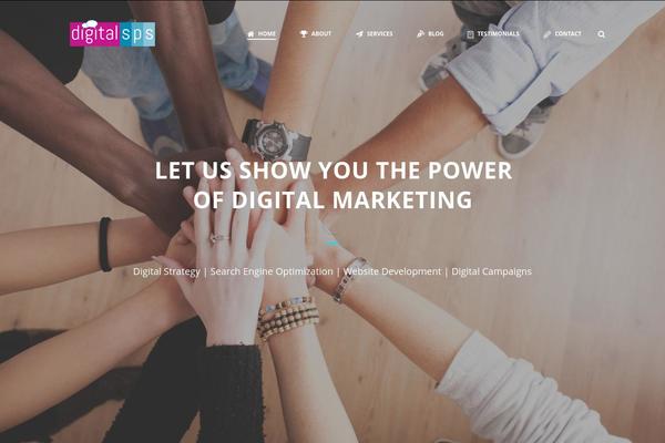 Jupiter theme site design template sample