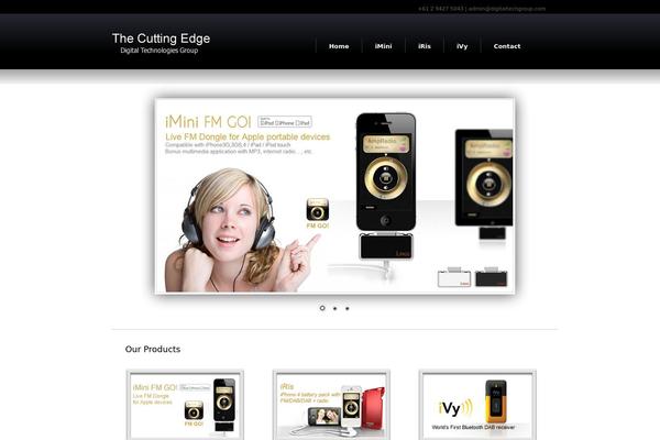 Digitech theme site design template sample