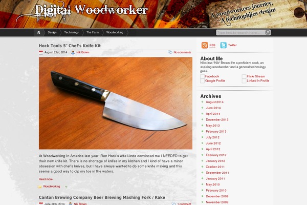WordPress website example screenshot