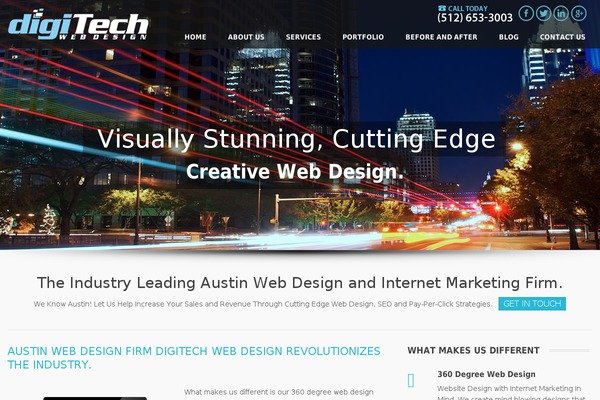 digitechwebdesignaustin.com site used Digitech