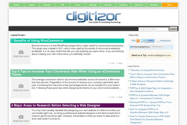 digitizor.com site used Digitizor
