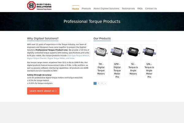 Total theme site design template sample