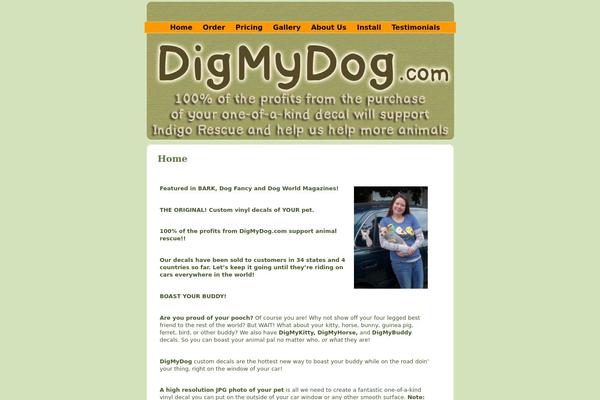 digmydog.com site used Furry Family