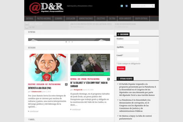 dignidadyresponsabilidad.com site used Newsroom v1.3