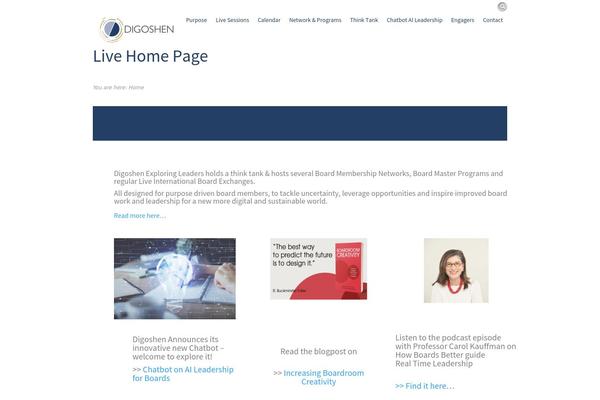 Flare theme site design template sample
