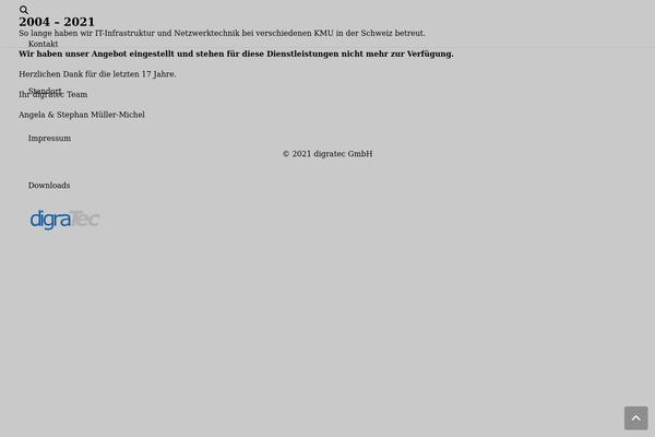 WordPress website example screenshot