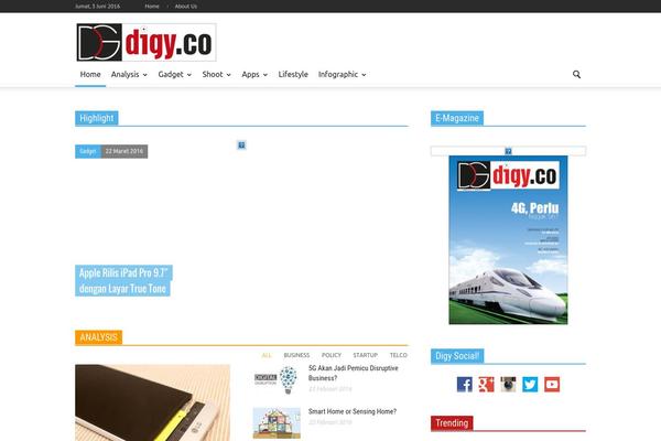 Newspaper theme site design template sample