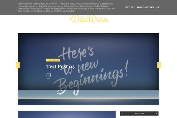 Sastro theme site design template sample
