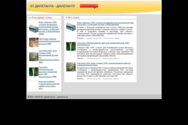 diletantu.ru site used Diletantu