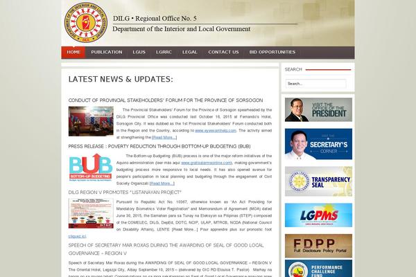 dilgbicol.org site used Gwt-wordpress-6.4