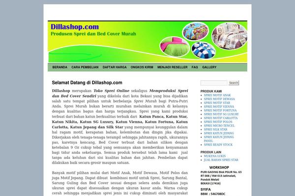 Twenty Ten theme site design template sample