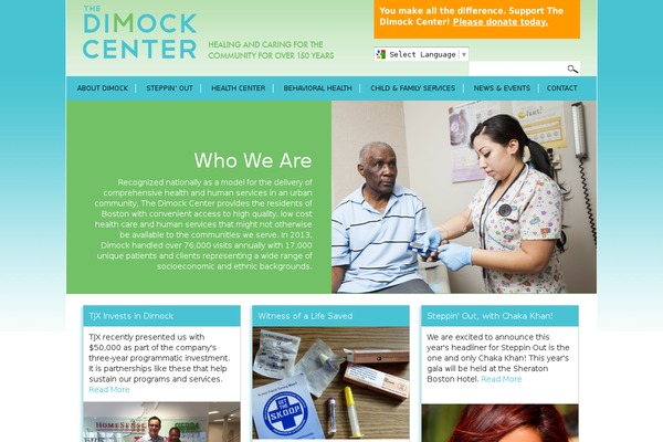 dimockcenter.org site used Dimock