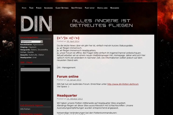 WordPress website example screenshot
