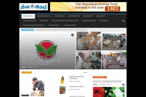 WordPress website example screenshot