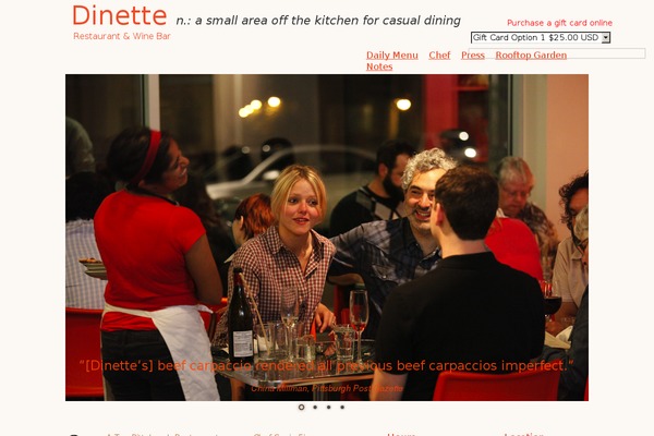 dinette-pgh.com site used Dinette