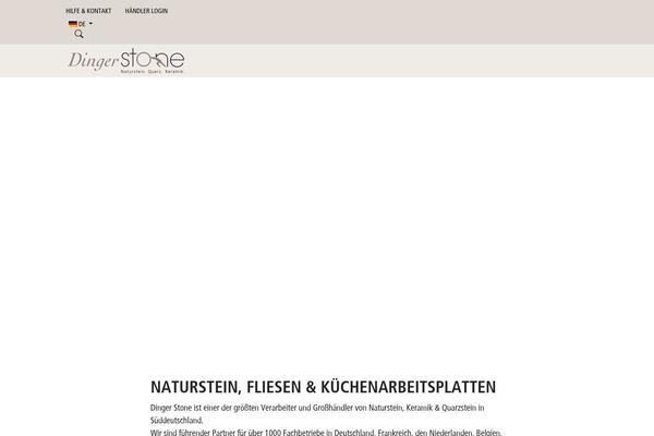 dinger-stone.com site used Eseom-bootstrap-4-theme