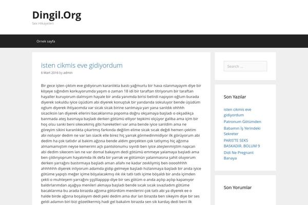 GeneratePress theme site design template sample