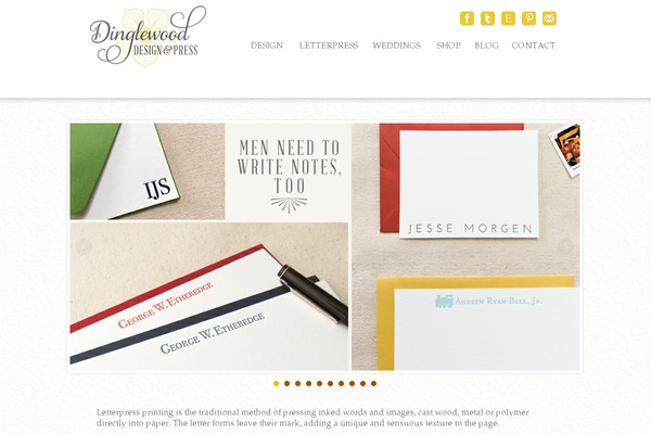 WordPress website example screenshot