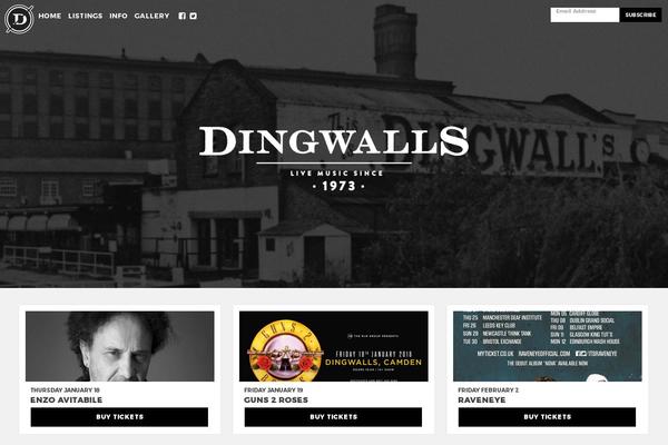 dingwalls.com site used Winston