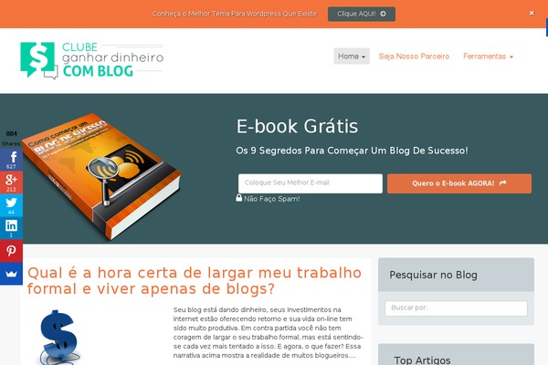 dinheiromais.com.br site used Megla-blog