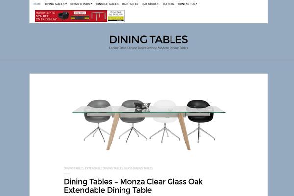 dining-table.com.au site used Pinboard