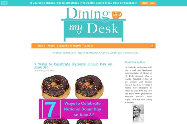 Desk theme site design template sample