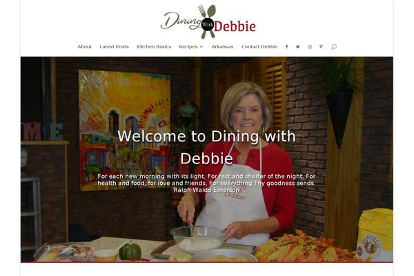 diningwithdebbie.net site used Food-blog