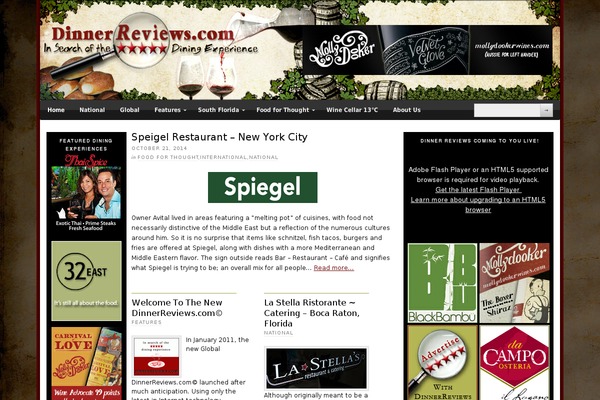Thesis 1.8 theme site design template sample