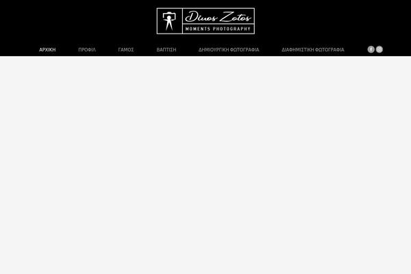 The7 Child theme site design template sample