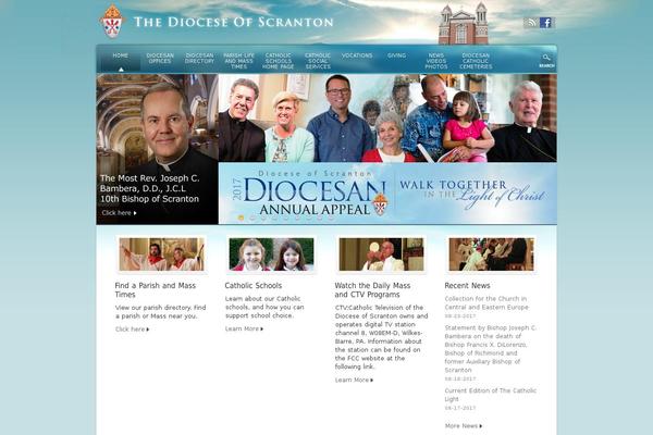 dioceseofscranton.org site used Scranton